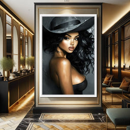 Enchanting Elegance Portrait - NicheCanvas