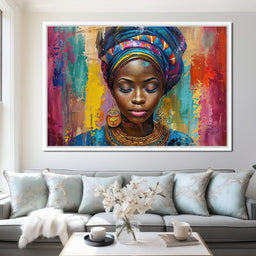 Vibrant Dreams of Africa - Sakeem Gibbs - NicheCanvas