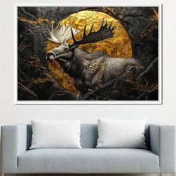 Golden Wilderness Majesty - NicheCanvas