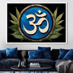 Mystical Om Symbol Reverie - NicheCanvas