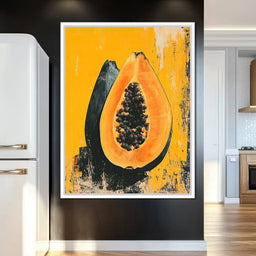 Papaya Vibrance - NicheCanvas