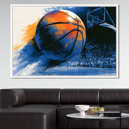 Flight of the Basketball - NicheCanvas