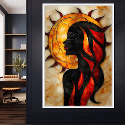 Solar Siren of the Flames - NicheCanvas