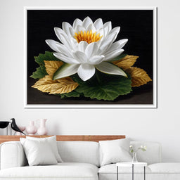 Radiant Lotus Elegance - NicheCanvas