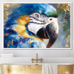 Tropical Macaw Gold Radiance - Neal Hackett - NicheCanvas