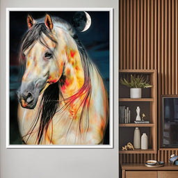 Nightfire Stallion - TooplesArt - NicheCanvas