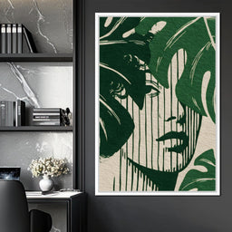 Botanical Shadow Portrait - NicheCanvas