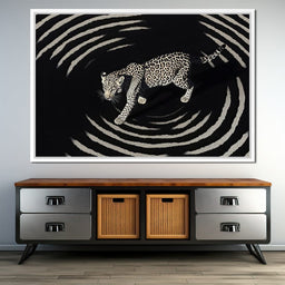 Leopard In Radiant Echoes - NicheCanvas