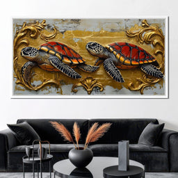 Golden Shell Odyssey - NicheCanvas