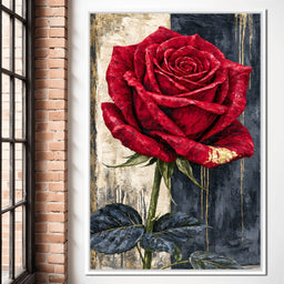 Gilded Petals On Divided Ground - NicheCanvas