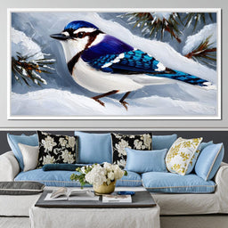 Winter Plume Tranquility - NicheCanvas
