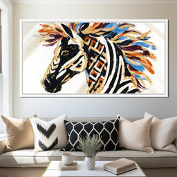 Golden Mane Illusion - Alicia Smith - NicheCanvas