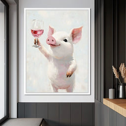 Porcine Toast of Joy - NicheCanvas
