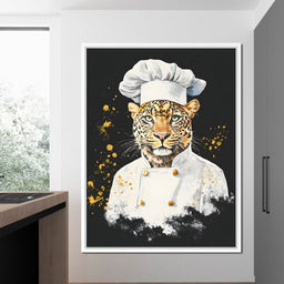 Leopard Gourmet Elegance - NicheCanvas