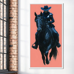 Midnight Cavalier Portrait - NicheCanvas