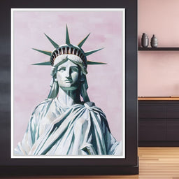 Liberty Crown Pastel Sky - NicheCanvas