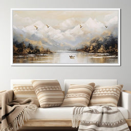 Tranquil Alpine Morning Voyage - NicheCanvas