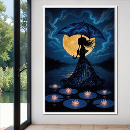 Lady of the Starry Night - TooplesArt  - NicheCanvas