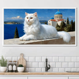 White Guardian of Aegean - NicheCanvas