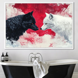 Standoff of the Wolves - NicheCanvas