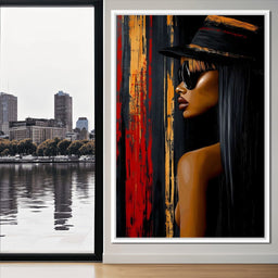 Elegance of Urban Shadows - NicheCanvas