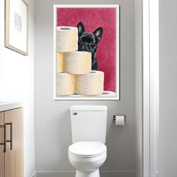 French Bulldog Peekaboo Rolls - NicheCanvas