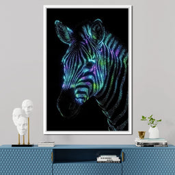 Cosmic Zebra - TooplesArt - NicheCanvas