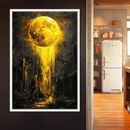 Golden Monolith Meltdown - NicheCanvas