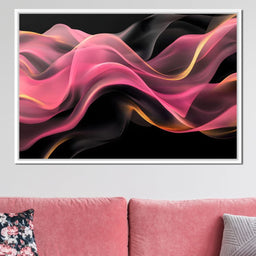 Silken Waves of Radiant Light - NicheCanvas