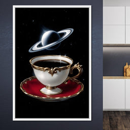 Celestial Tea Reverie - NicheCanvas