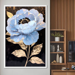 Golden Petal Elegance Bloom - NicheCanvas