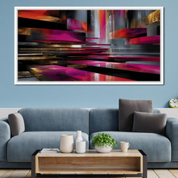 Vibrant Rhythms of Reflection - NicheCanvas