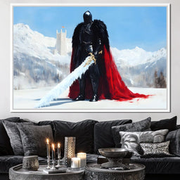 Guardian of Frostbound Realms - NicheCanvas