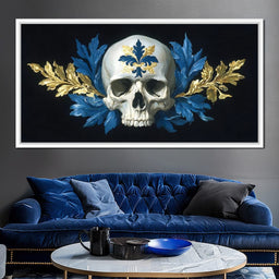 Fleur Skull Baroque Elegance - NicheCanvas