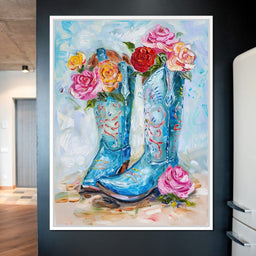 Floral Cowboy's Melodic Saga - Neal Hackett - NicheCanvas