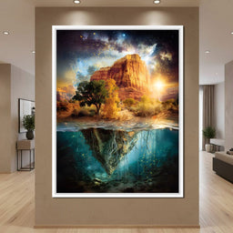 Celestial Canyon Dual Realm - NicheCanvas