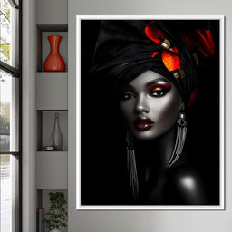 Midnight Elegance Portrait - NicheCanvas
