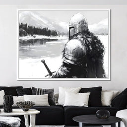 Knight of Winter Vigilance - NicheCanvas