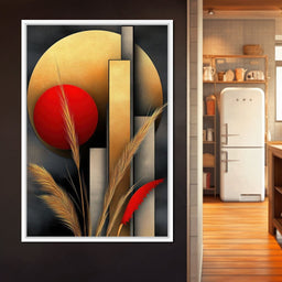 Sunset Geometry - TooplesArt - NicheCanvas