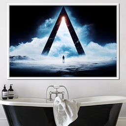 Ascending Through Celestial Mists - NicheCanvas