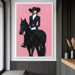 Midnight Rider on Rose Plain - NicheCanvas