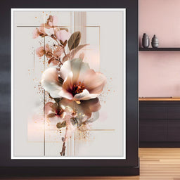 Delicate Petals Radiant Calm - NicheCanvas