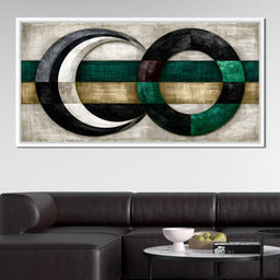 Silent Rhythms of Two Intersecting Worlds - NicheCanvas