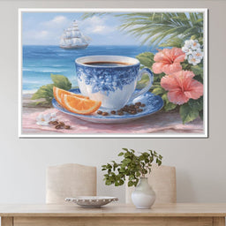 Seaside Morning Tranquility Coffee - NicheCanvas