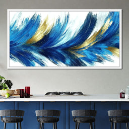 Blue Waves of Tranquility - NicheCanvas