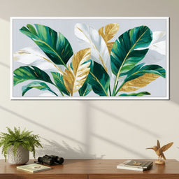 Gold Leaf Botanical Palmdream - NicheCanvas
