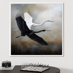 Heron Harmony - TooplesArt - NicheCanvas