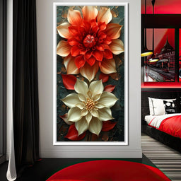 Autumnal Bloom Symphony - NicheCanvas