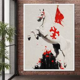 Gallant Steed Ascending - NicheCanvas