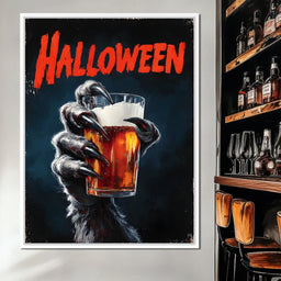 Werewolf Cheers Halloween Pint - NicheCanvas